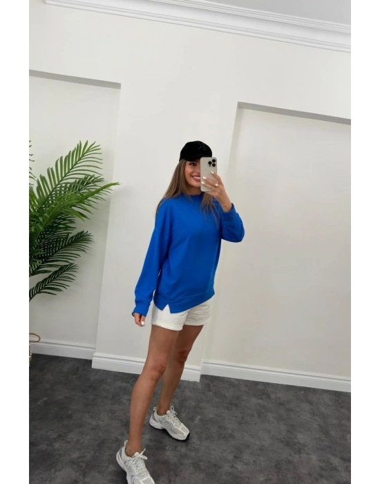 Kadın Uzun Kollu Bisiklet Yaka ala weat