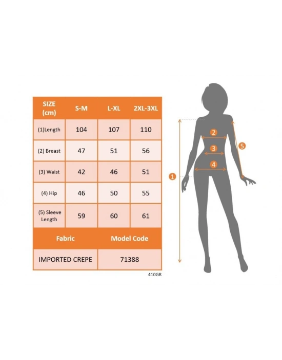Kadın Uzun Kollu Bisiklet Yaka Beli Kuşaklı Ithal Krep Midi Elbise