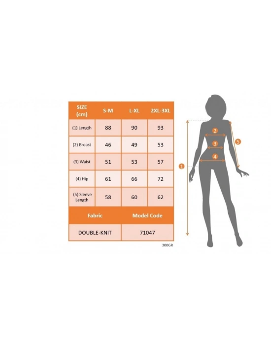 Kadın Uzun Kollu Bisiklet Yaka çapraz Büzgü Detay Iki Iplik Mini Boy Elbise