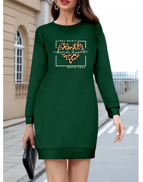 Kadın Uzun Kollu Bisiklet Yaka Desenli Viskon Iki Iplik Bluz