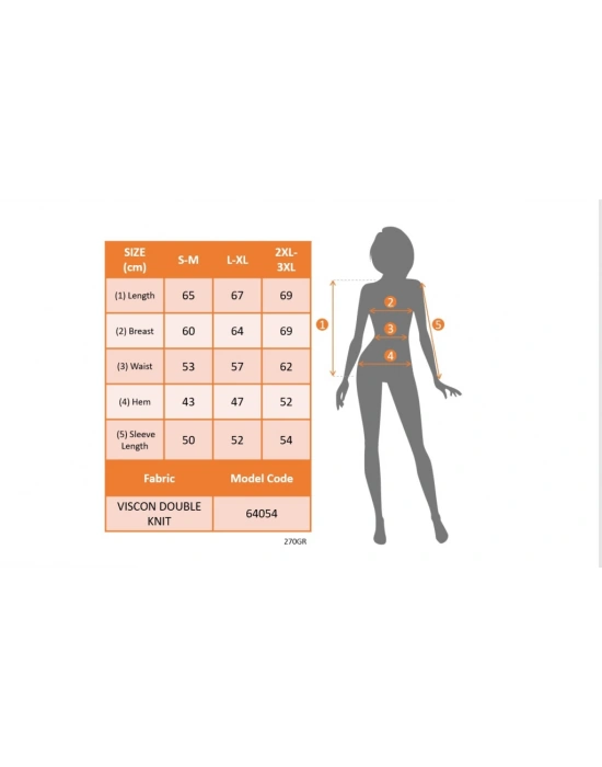 Kadın Uzun Kollu Bisiklet Yaka Desenli Viskon Iki Iplik Bluz