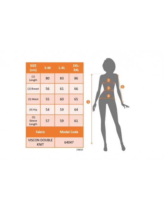 Kadın Uzun Kollu Bisiklet Yaka Kalp Desenli Kısa Viskon Elbise