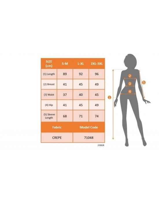 Kadın Uzun Kollu Bisiklet Yaka Kollar Leopar Detay Krep Mini Boy Elbise