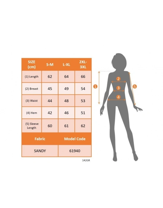 Kadın Uzun Kollu Bisiklet Yaka Kollar Puantiyeli Tül Detaylı Sandy Bluz