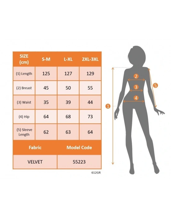 Kadın Uzun Kollu Bisiklet Yaka Midi Kadife Mavi Elbise