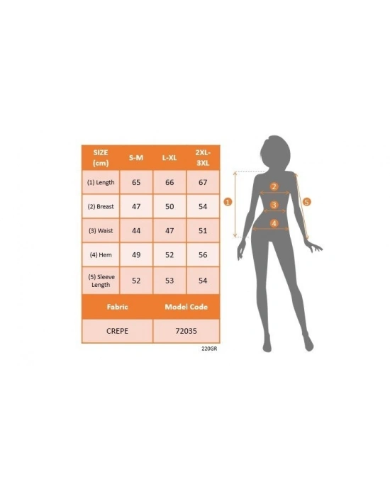 Kadın Uzun Kollu Bisiklet Yaka Omuz Açık Detaylı Krep Bluz
