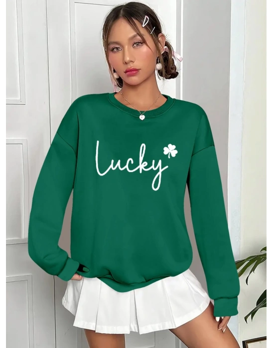 Kadın Uzun Kollu Bisiklet Yaka Viskon Iki Iplik Bluz