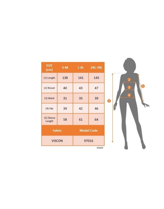 Kadın Uzun Kollu Boğazlı Baskı Detaylı Viskon Tam Boy Elbise