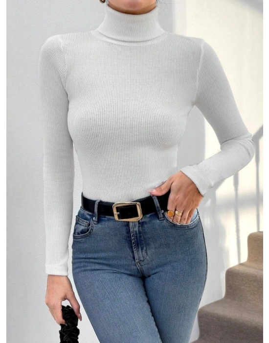 Kadın Uzun Kollu Boğazlı Ikili Paket Kaşkorse Kazak