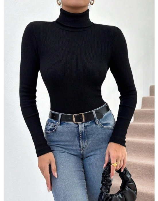 Kadın Uzun Kollu Boğazlı Ikili Paket Kaşkorse Kazak