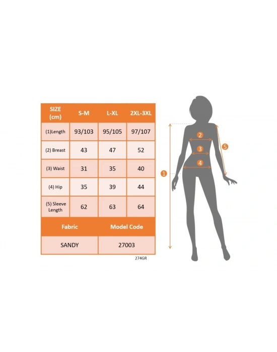 Kadın Uzun Kollu Derin Kruvaze Yakalı Büzgülü Sandy Midi Elbise