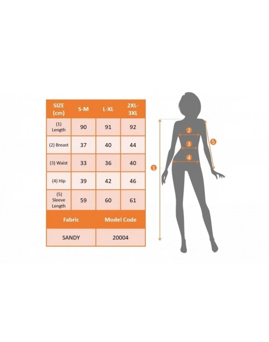 Kadın Uzun Kollu Derin V Yaka Göğüs Altı Dekolte Detay Etek Ucu Fırfırlı Sandy Mini Boy Elbise