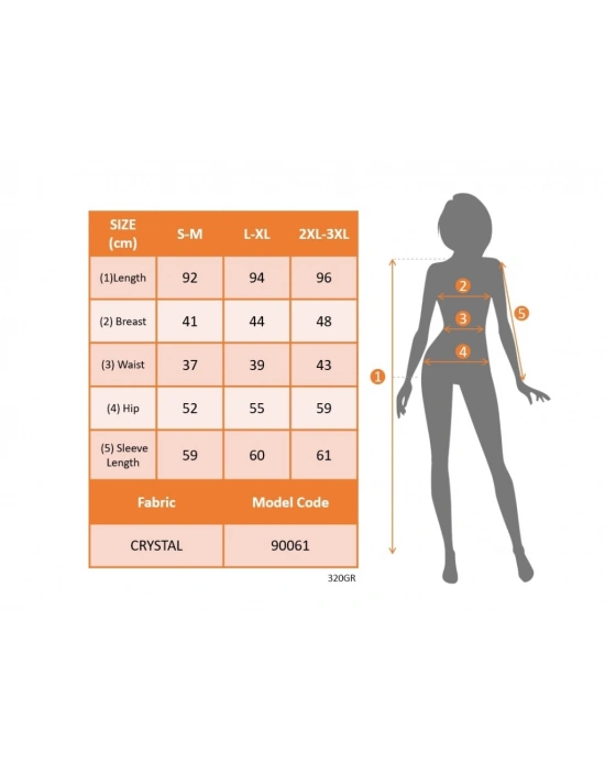 Kadın Uzun Kollu Derin Yuvarlak Yakalı Kısa Viskon Iki Iplik Elbise