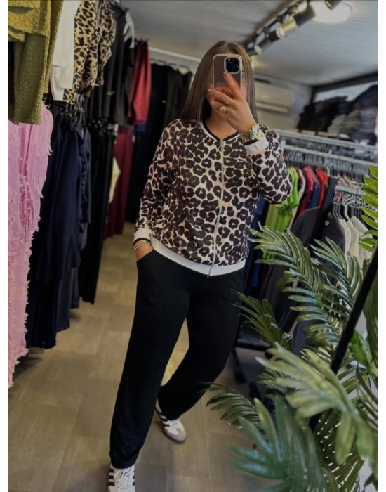 Kadın Uzun Kollu epoar Detay odal Kumaş Ikili Takım