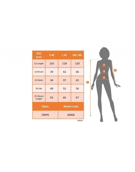 Kadın Uzun Kollu Göğüs Ve Sırt Dekolteli Krep Midi Boy Elbise