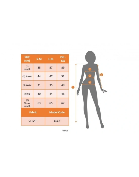 Kadın Uzun Kollu Incili Yakalı Kolları Büzgü Detaylı Mini Kadife Elbise