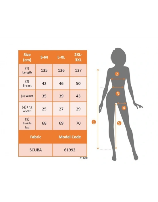 Kadın Uzun Kollu Kare Yakalı Fermuarlı Parmaktan Geçmeli Dalgıç Tulum