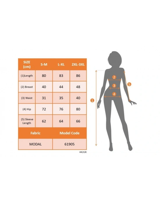 Kadın Uzun Kollu Kare Yakalı Leopar Modal Mini Elbise