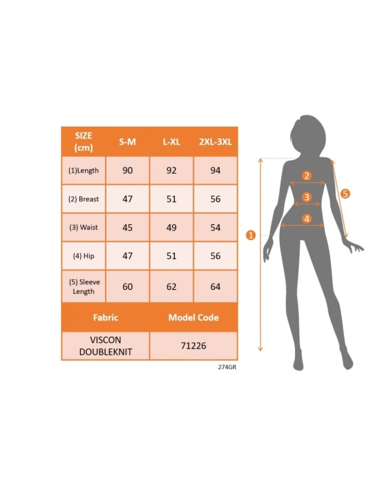 Kadın Uzun Kollu Kolları Dantelli Yuvarlak Yandan Düğme Detay Yaka Viskon Iki Iplik Elbise