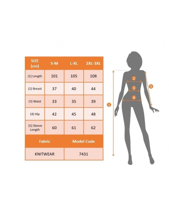 Kadın Uzun Kollu Kruvaze Yaka Bağcık Detay Akrilik Mini Boy Elbise