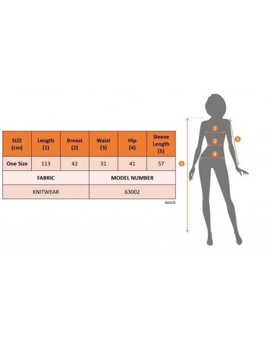 Kadın Uzun Kollu Kruvaze Yaka Triko Midi Boy Elbise