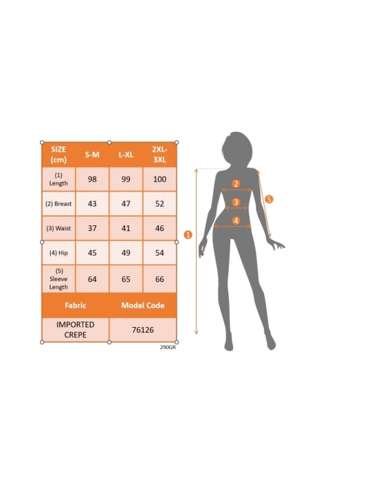 Kadın Uzun Kollu Kruvaze Yakalı Yandan Büzgülü çapraz Kesim Detaylı Midi Ithal Krep Elbise