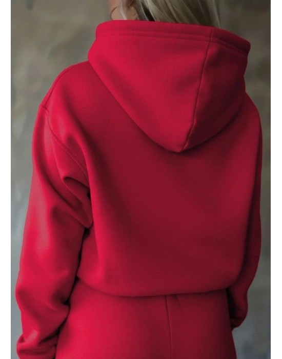 Kadın Uzun Kollu Nope Baskılı Beli Ribanalı Ikili Takım