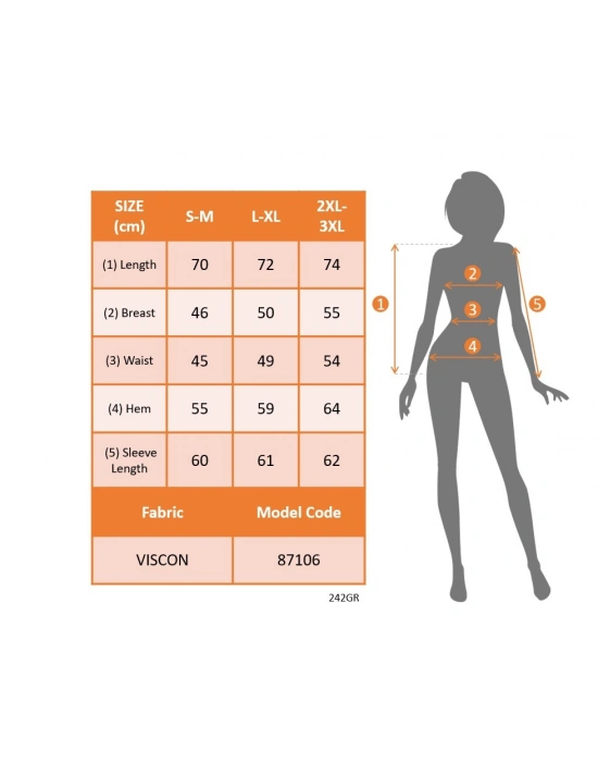 Kadın Uzun Kollu önden Fermuarlı Cepli Leopar Detaylı Viskon