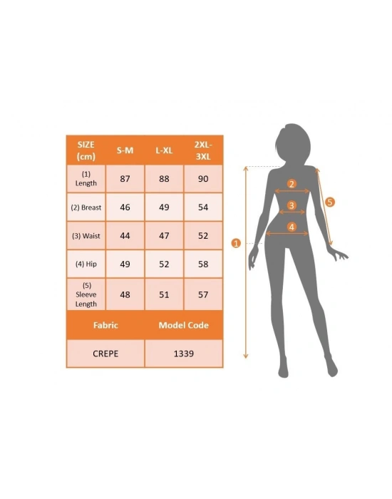 Kadın Uzun Kollu Polo Yaka Inci Detay Krep Elbise