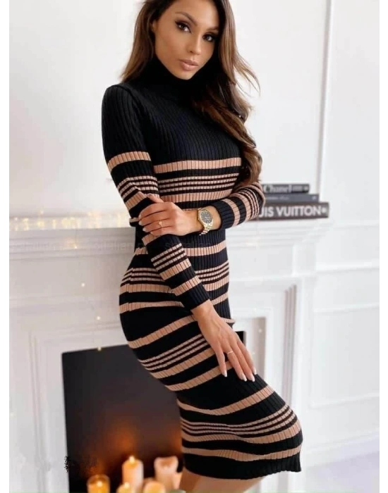 Kadın Uzun Kollu Triko Elbise