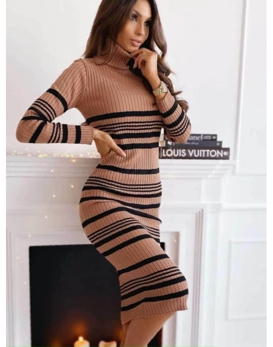 Kadın Uzun Kollu Triko Elbise