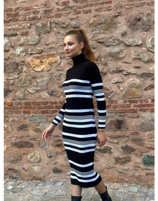 Kadın Uzun Kollu Triko Elbise