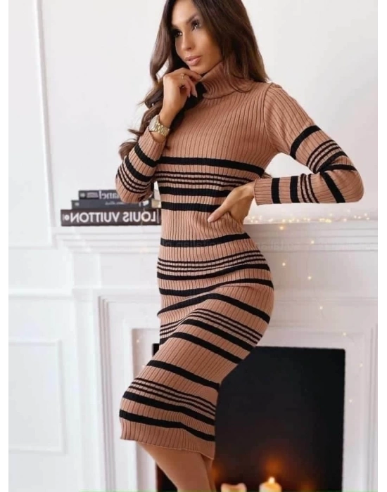 Kadın Uzun Kollu Triko Elbise