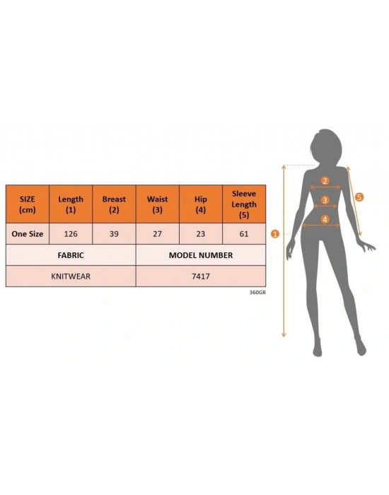 Kadın Uzun Kollu Triko Elbise