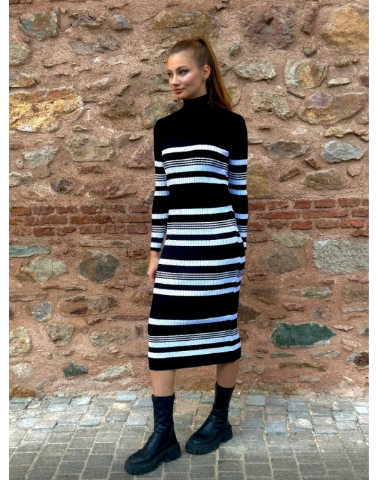 Kadın Uzun Kollu Triko Elbise