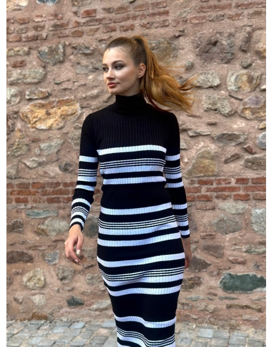 Kadın Uzun Kollu Triko Elbise