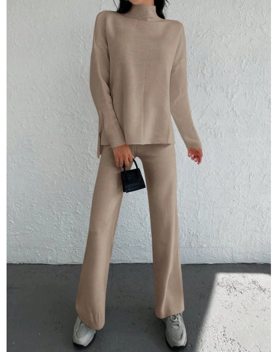 Kadın Uzun Kollu Triko Ikili Takım