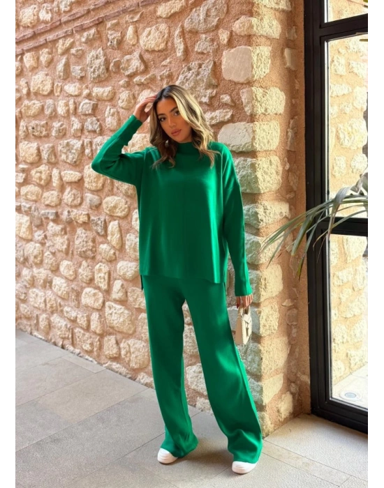 Kadın Uzun Kollu Triko Ikili Takım