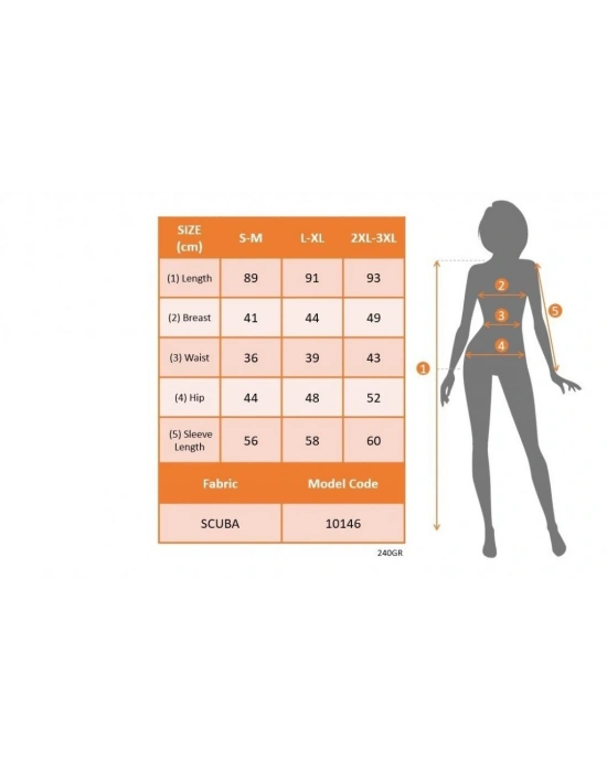 Kadın Uzun Kollu V Yaka Alt Tarafı Desenli Dalgıç Mini Boy Elbise