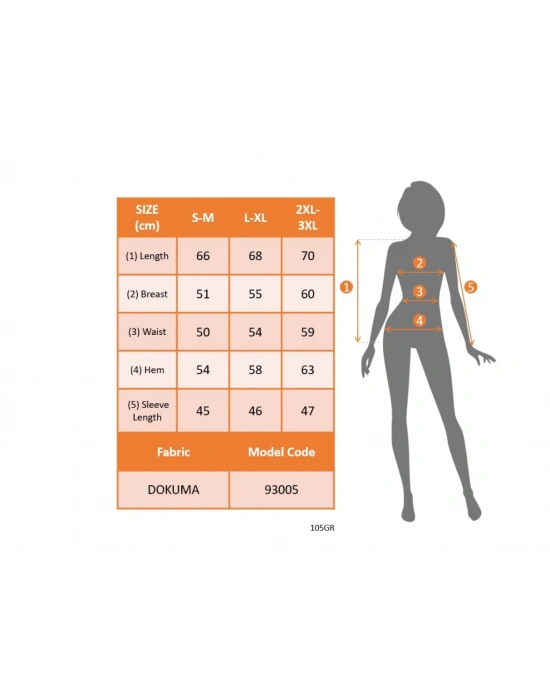 Kadın Uzun Kollu V Yakalı Cepli Dokuma Gömlek