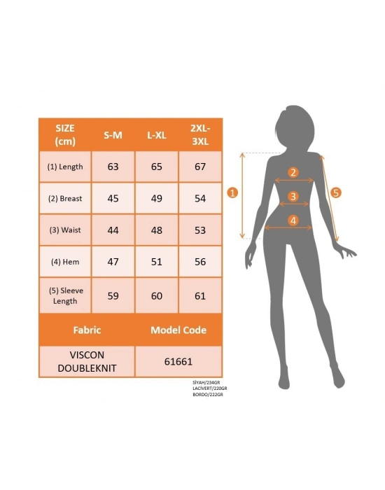 Kadın Uzun Kollu V Yakalı çift Renkli Viskon Iki Iplik Bluz