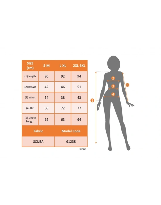 Kadın Uzun Kollu V Yakalı Dantel Detaylı Desenli Dalgıç Elbises