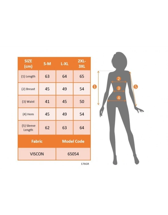 Kadın Uzun Kollu V Yakalı Dantelli Viskon Bluz