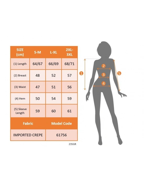 Kadın Uzun Kollu V Yakalı Pul Payet Işlemeli Ithal Krep Bluz