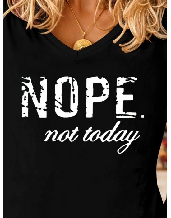 Kadın Uzun Kollu V Yakalı Viskon Iki Iplik Bluz