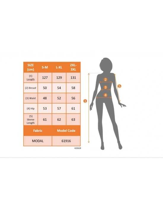Kadın Uzun Kollu V Yakalı Yanlardan Yırtmaçlı Uzun Viskon Iki Iplik Elbise