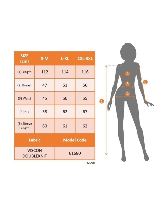 Kadın Uzun Kollu Yakalı Midi Viskon Iki Iplik Elbise