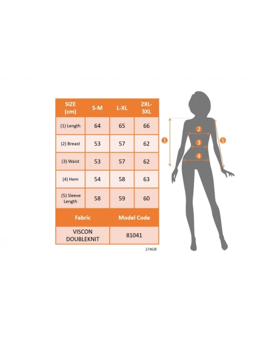Kadın Uzun Kollu Yakası Açık Fermuarlı Viskon Bluz