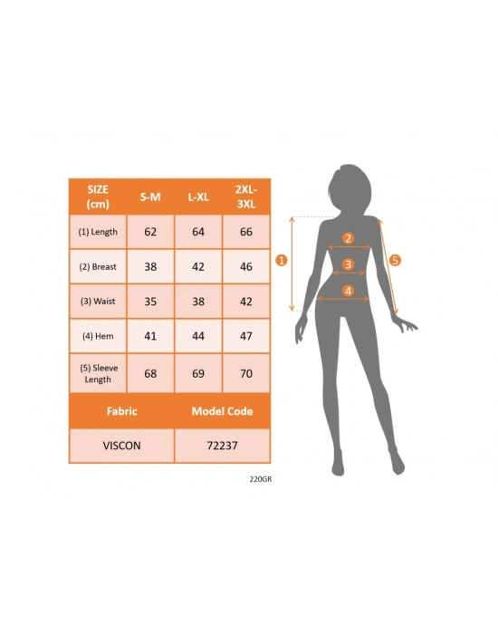 Kadın Uzun Kollu Yarı Balıkçı Yaka Pencere Detaylı Kolları Kalp Desen Taşlı Viskon Bluz
