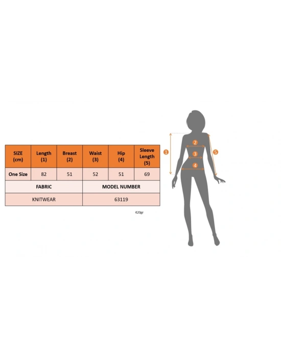 Kadın Uzun Kollu Yarı Balıkçı Yaka Triko Bluz